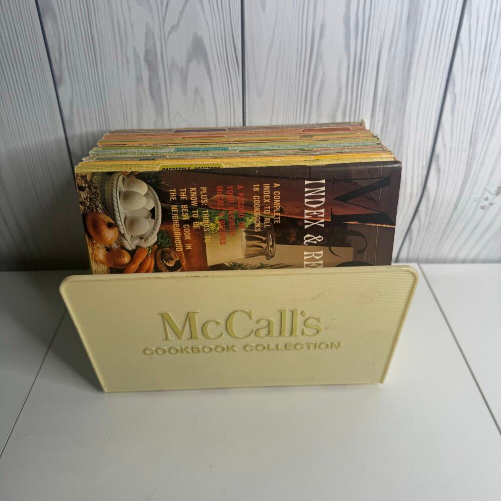 McCall's Cookbook Collection COMPLETE SET - 18 Volumes Including Index 1965